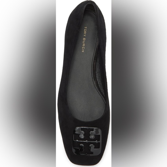 Tory Burch Shoes - TORY BURCH Georgia Ballet Flat in Black Suede & Leather Sole Women’s Sz 6.5
